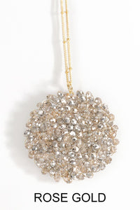 Rose Gold Starburst Necklace