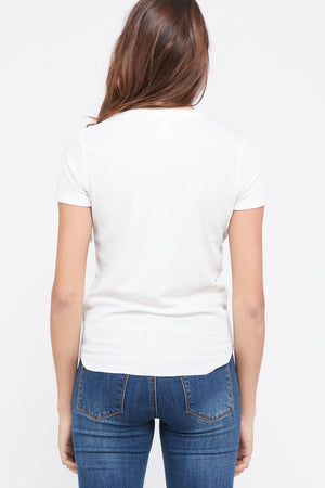 Ribbed Basic Tee