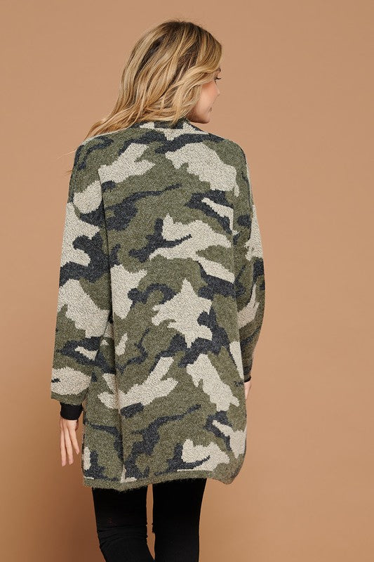 Camo Cardigan