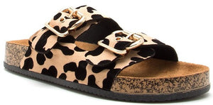 Mae Leopard Sandal