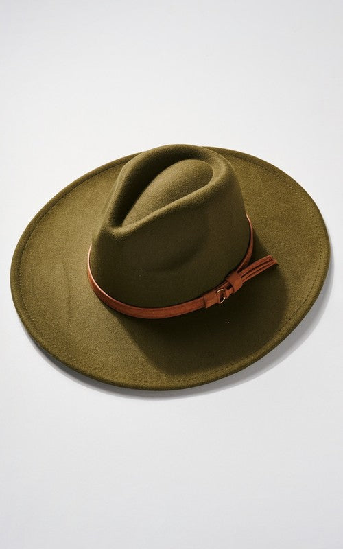 Olive Wool Hat