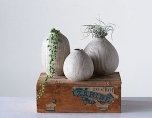 Stoneware Vase Set