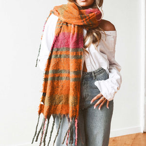 Wrapped Up Plaid Scarf