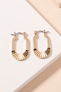 Texture Oval Hoops