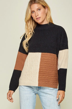 Black & Mocha Sweater