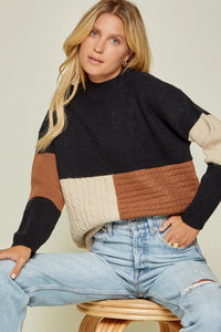 Black & Mocha Sweater