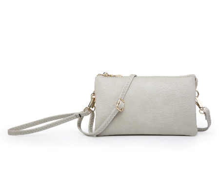 Riley Wristlet/Crossbody (Bone)