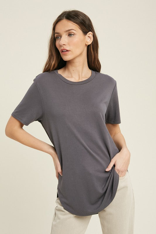 Charcoal Modal Tee