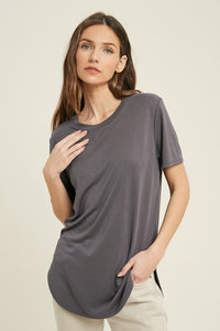 Charcoal Modal Tee