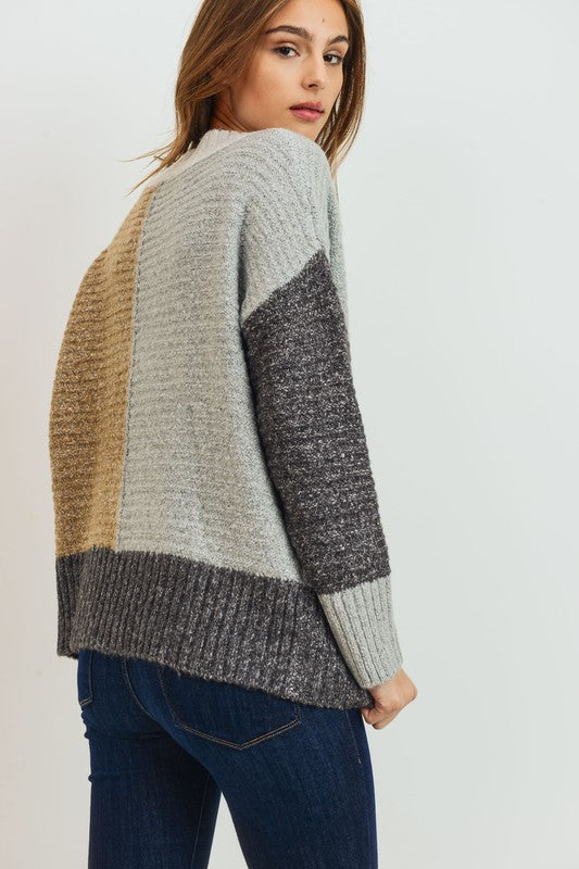 Colorblock Sweater- T912