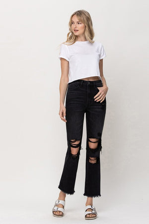 Vintage Super High Rise Crop Denim