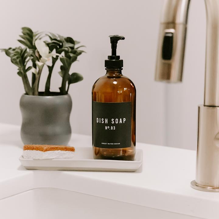 Glass Dish Soap Dispenser
