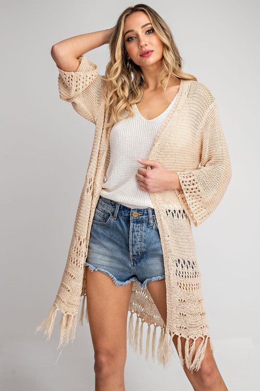 Fringe Cardigan