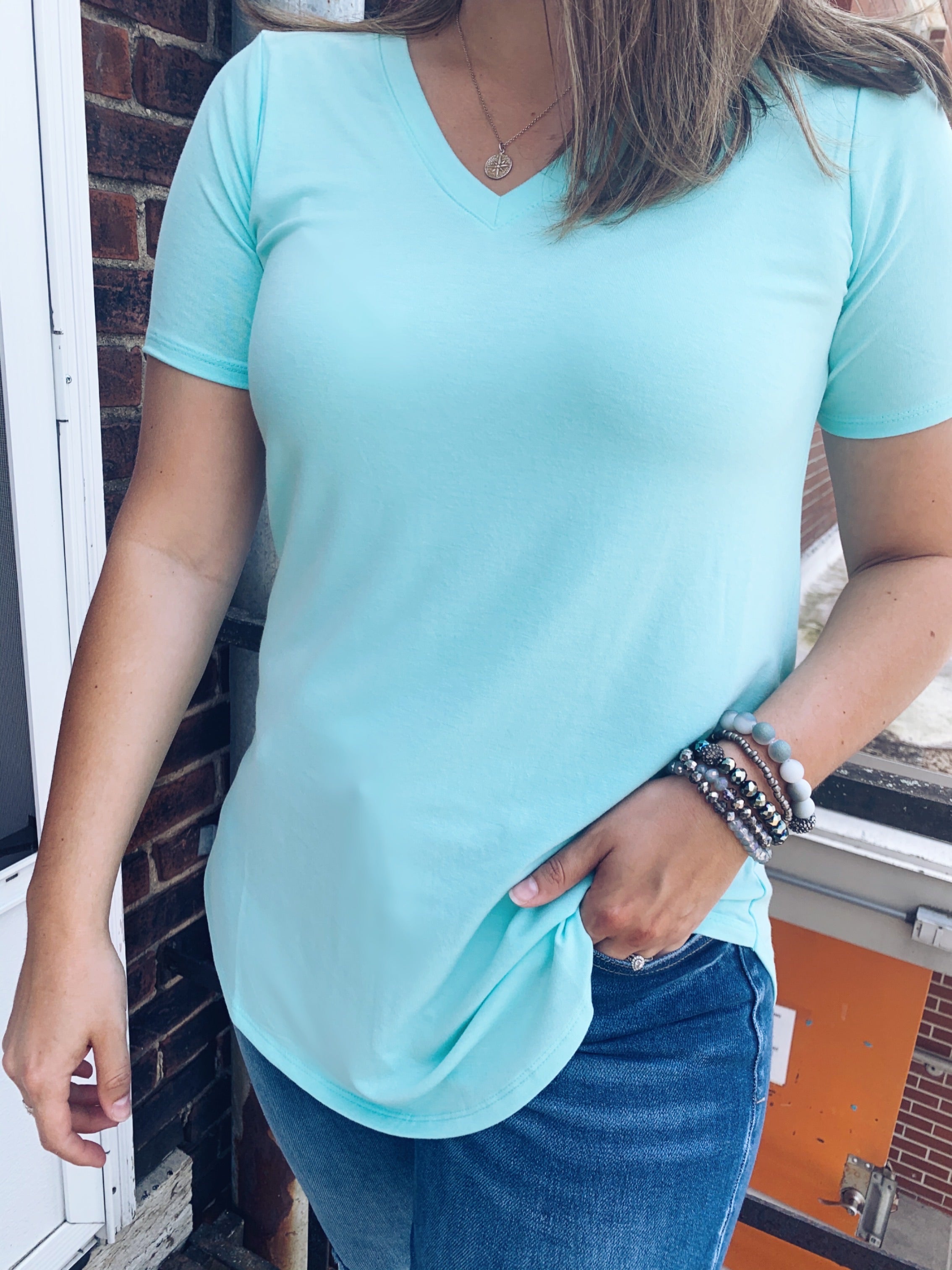 Mint V-Neck