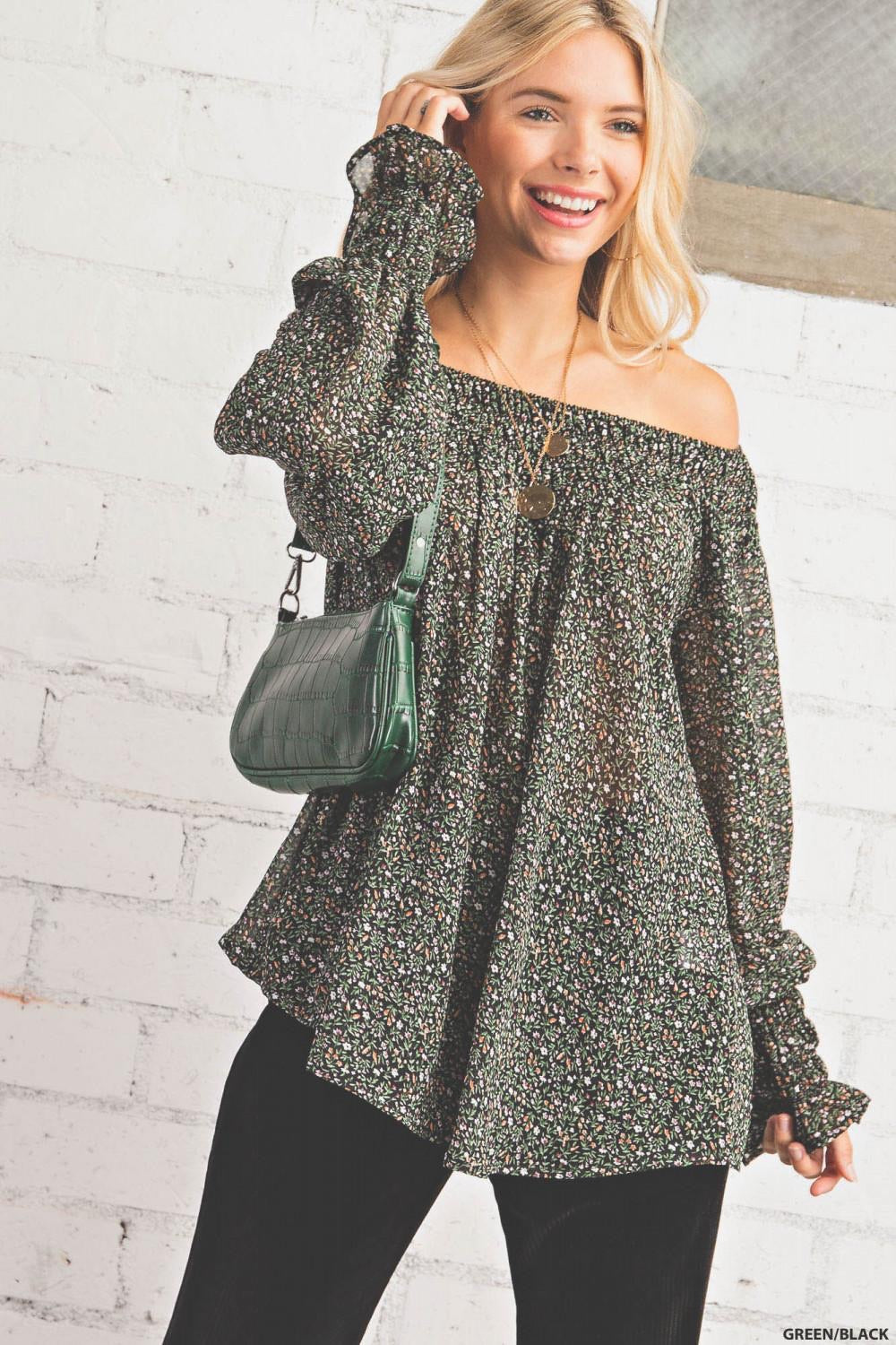 Floral Off the Shoulder