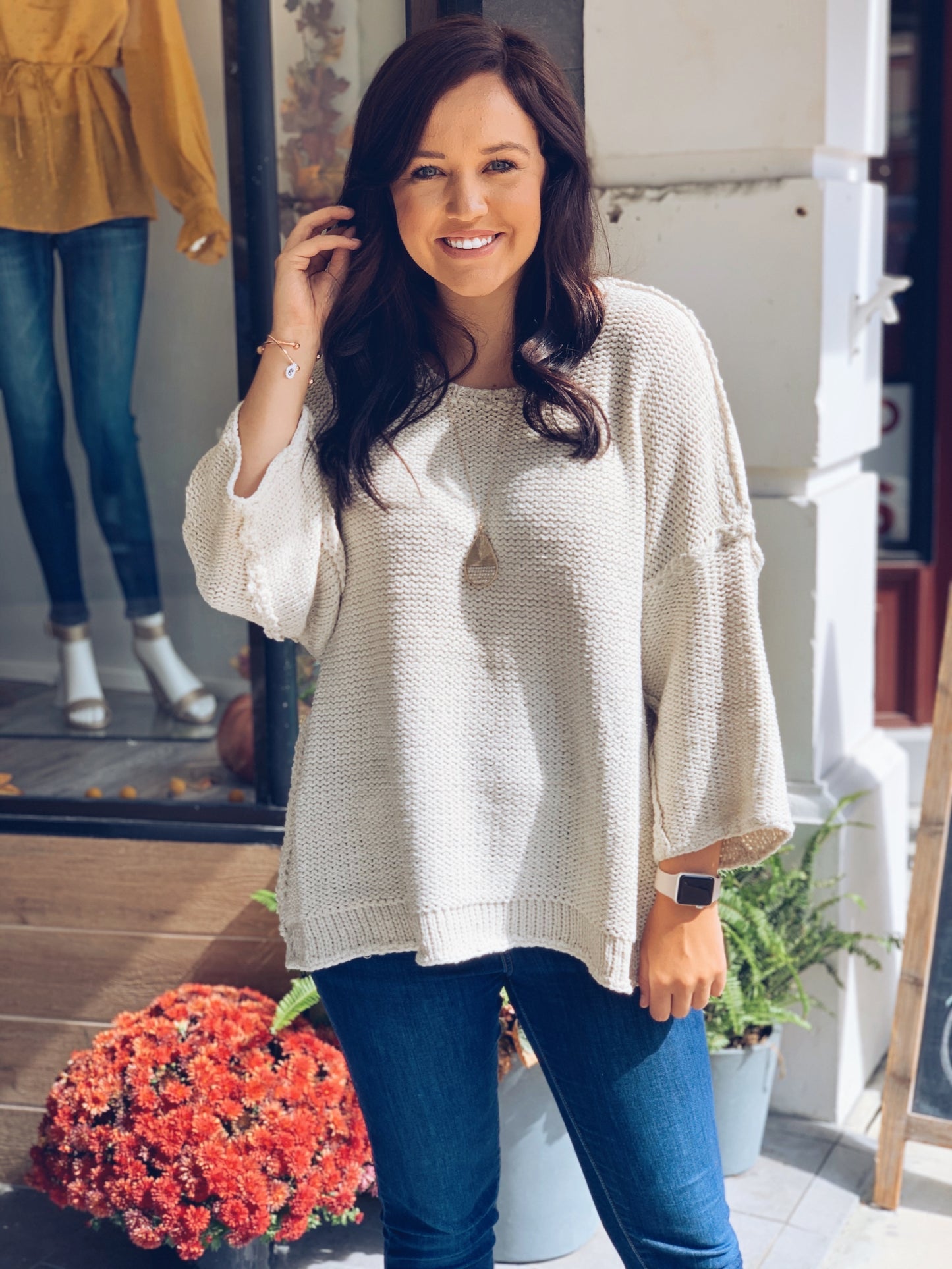 Oatmeal Knit Sweater