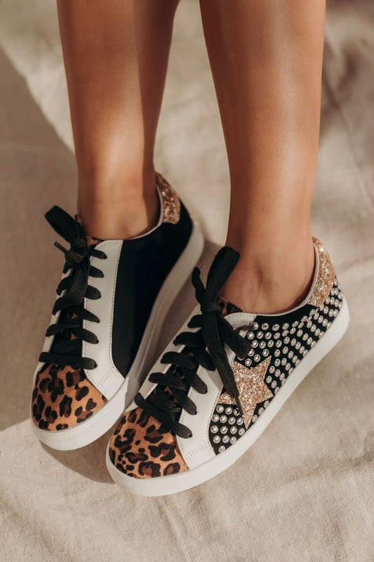 Star Cheetah Sneakers