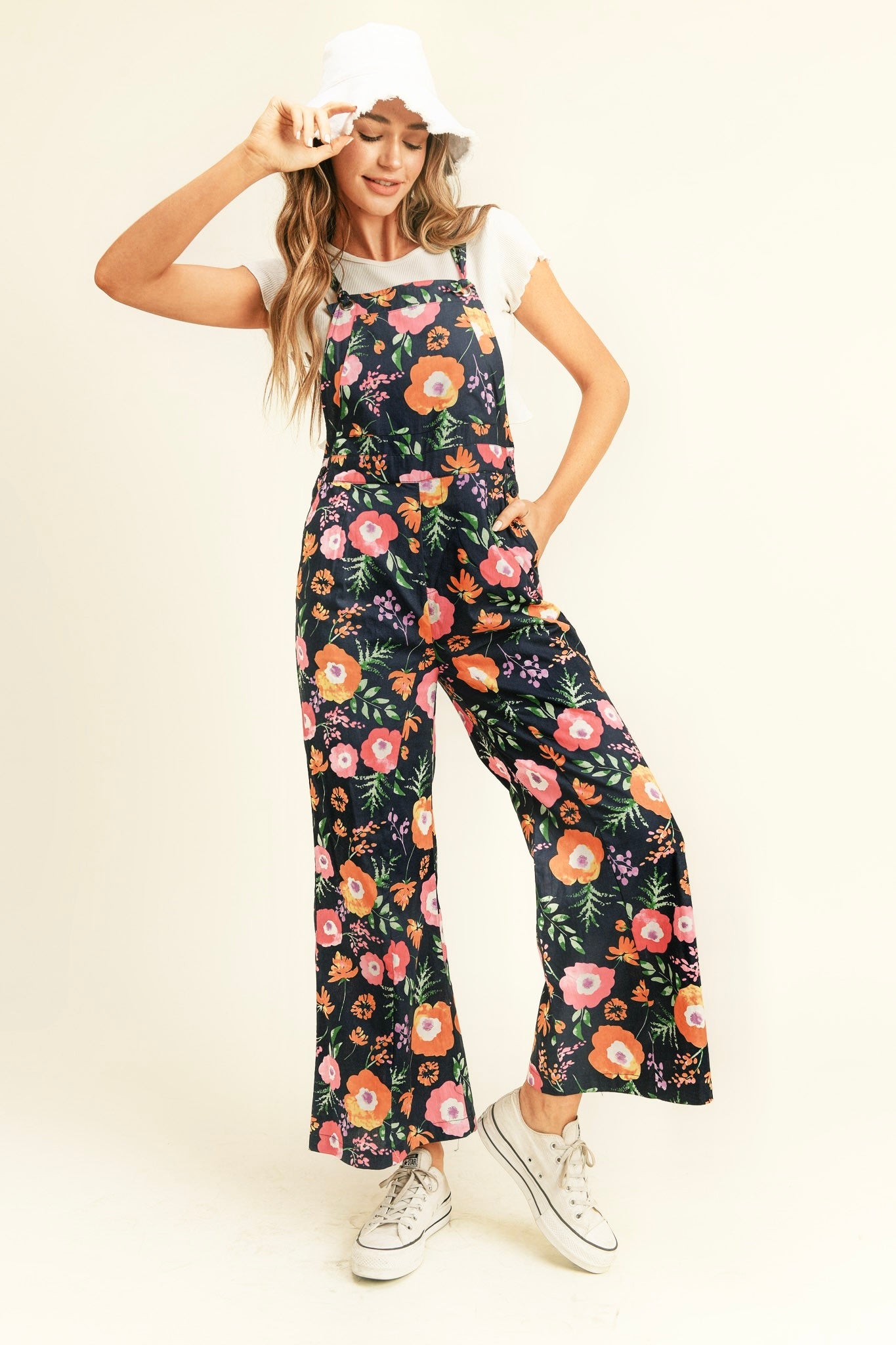 Floral Print Jumpsuit