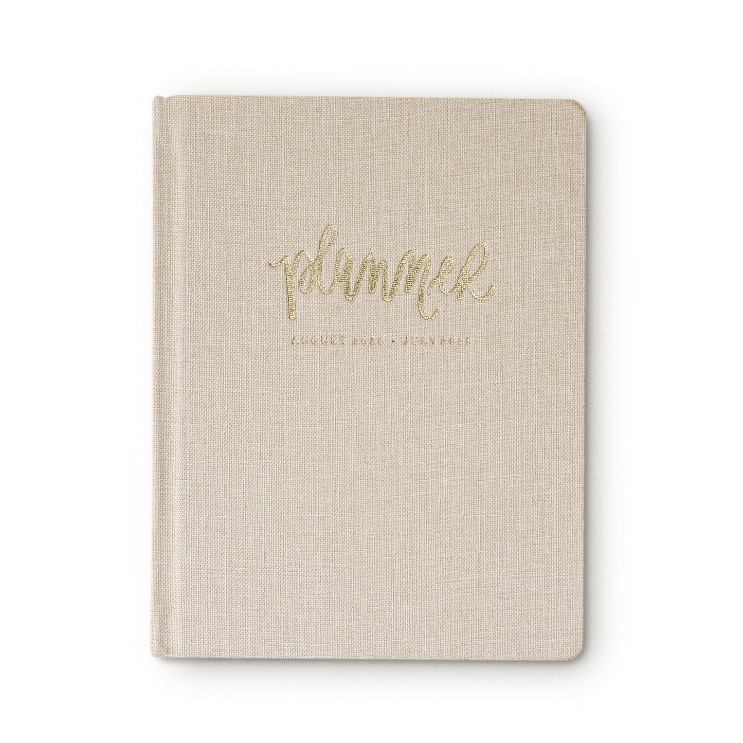 TAN FABRIC ACADEMIC PLANNER 2020-2021