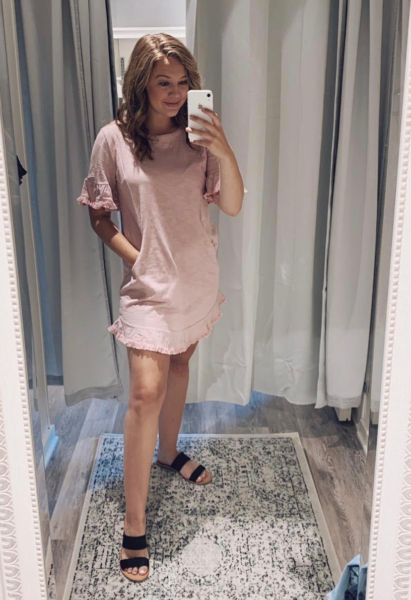 Ava Dress (Light Mauve)