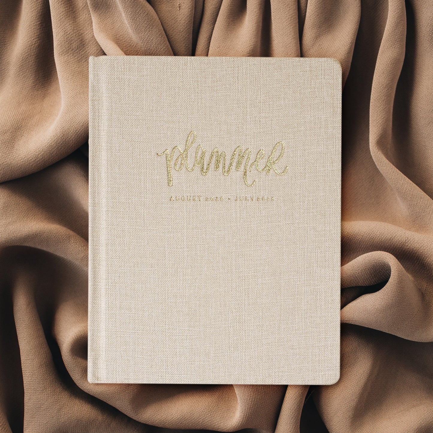 TAN FABRIC ACADEMIC PLANNER 2020-2021