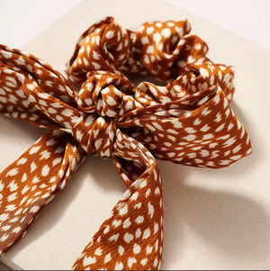 Rust Print Hair Scarf