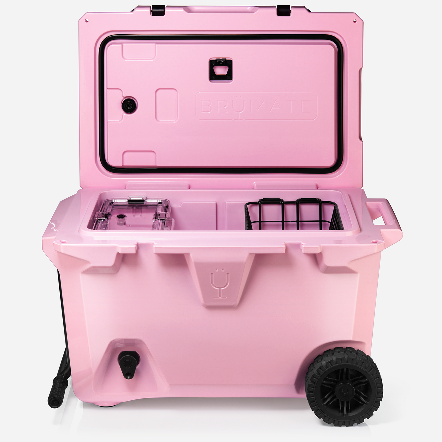 BRUTANK 55-QUART ROLLING COOLER - BLUSH