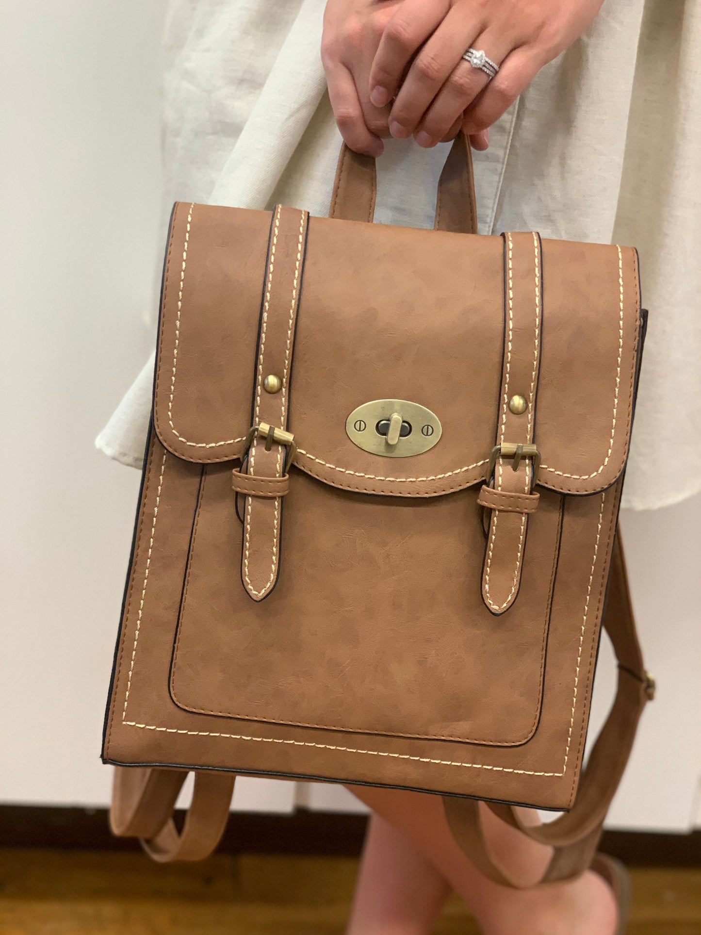 Bailee Backpack (Tan)