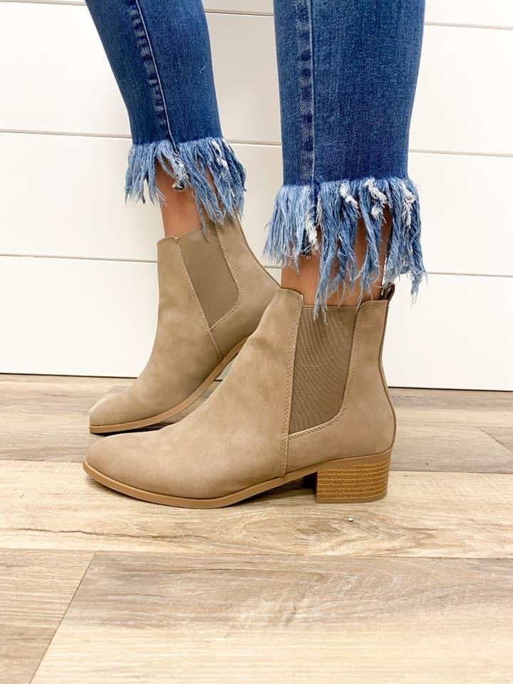 Taupe Harvest Booties