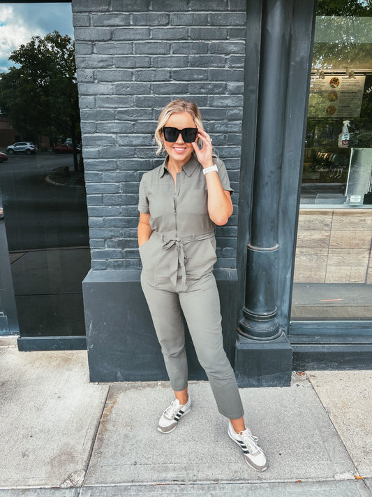 Olive Jumpsuit