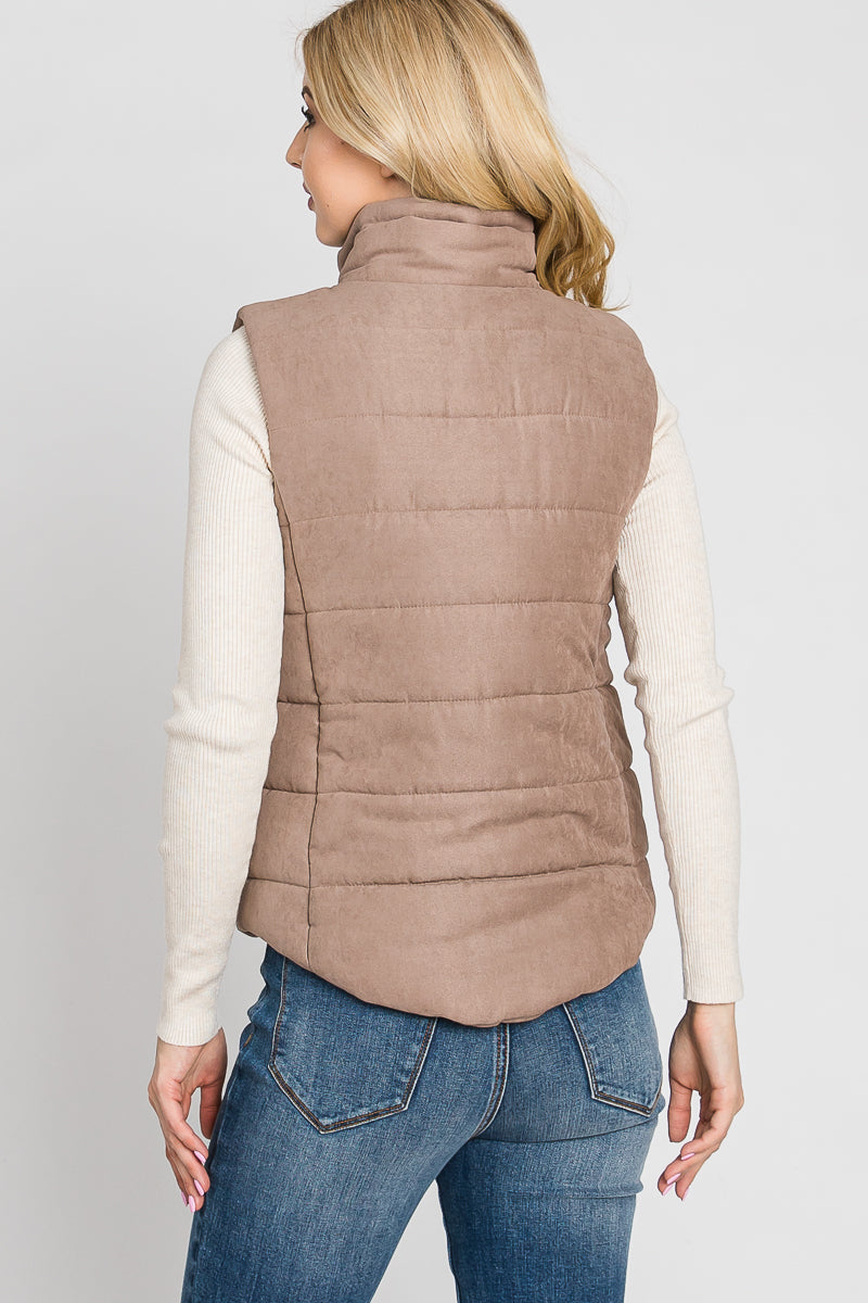 Mocha Down Vest