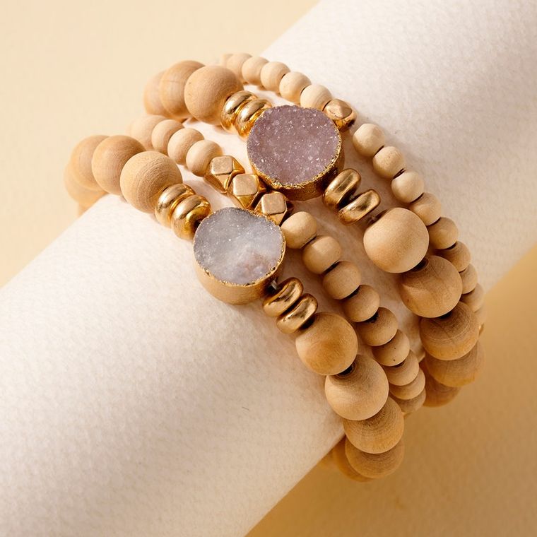 Natural Stone Bracelet Set