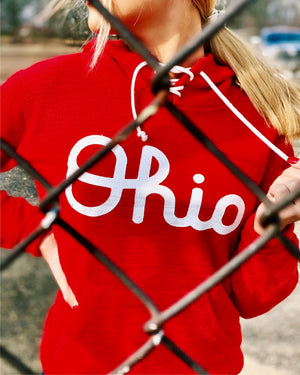 Ohio Lace Up Hoodie