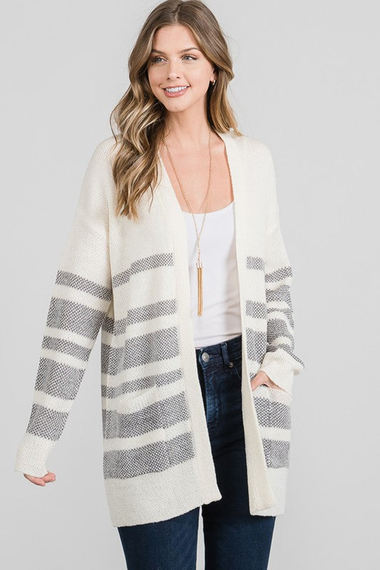 Stripe Cardigan