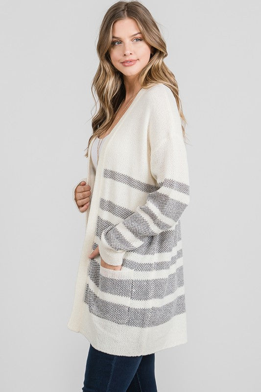 Stripe Cardigan