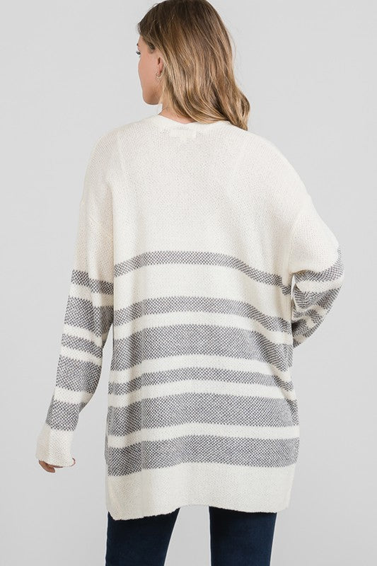 Stripe Cardigan