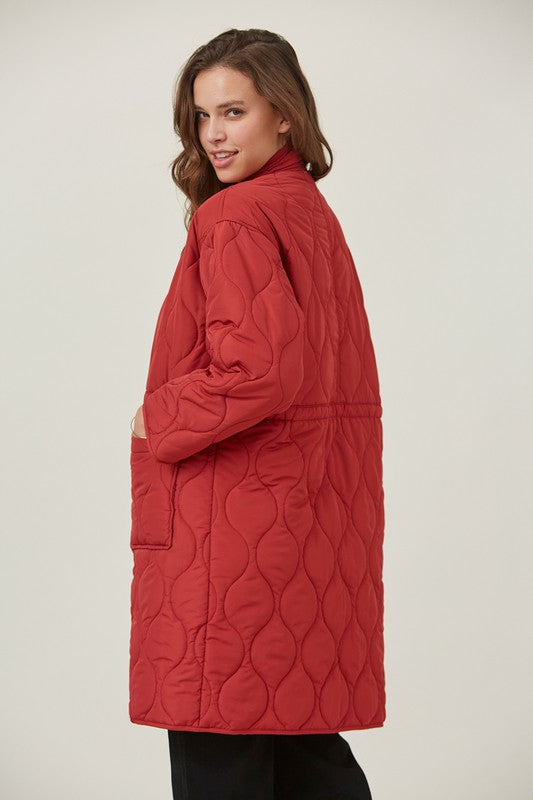 Terra Cotta Quilted Jacket
