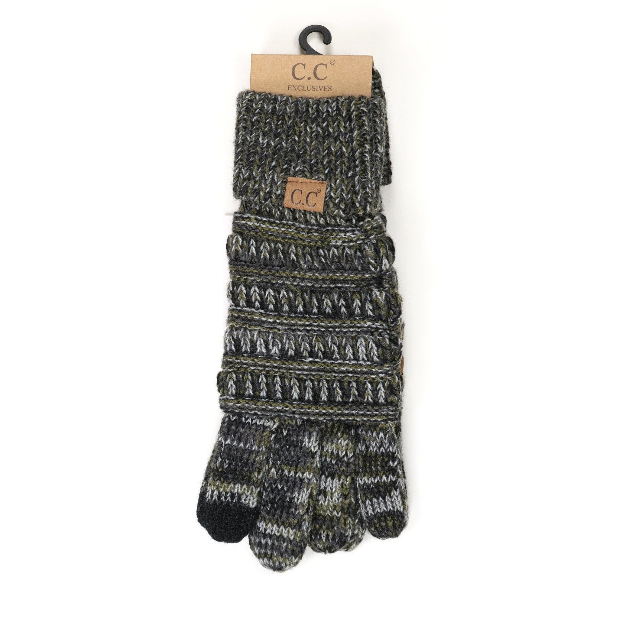 C.C Four-Tone Gloves - Charcoal