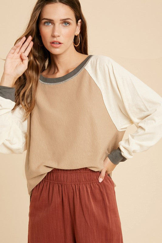 Mocha Combo Top