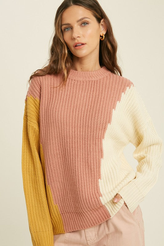 Vertical Block Sweater
